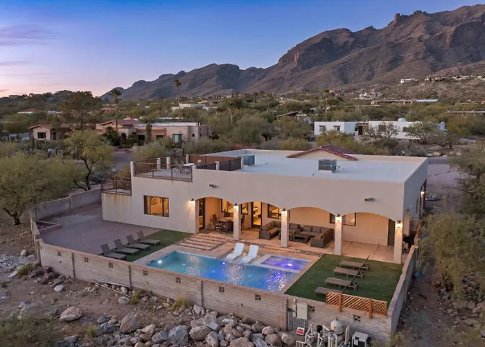 Luxury Foothills Estate • Heated Pool Views Tucson